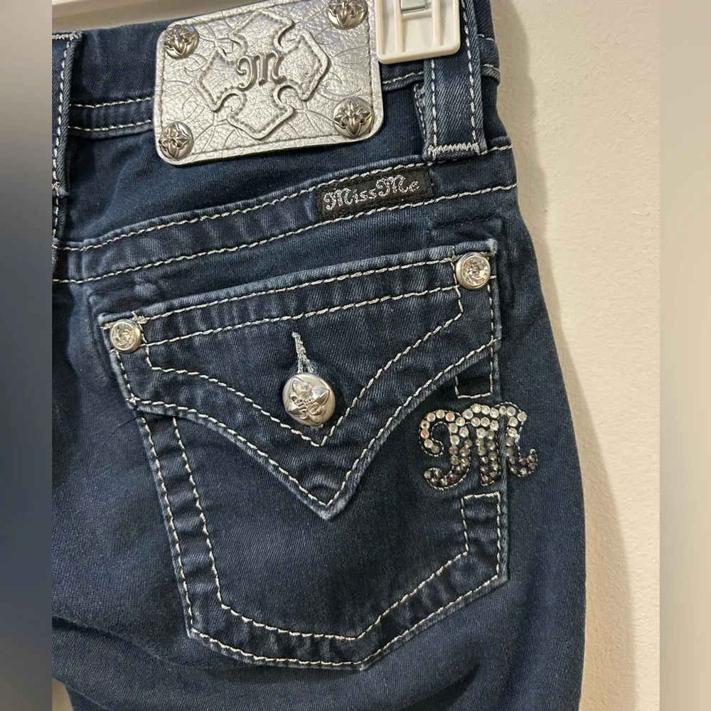 Miss Me Skinny Jeans Size 25 Y2K see pics and description for call outs - Picture 3 of 8
